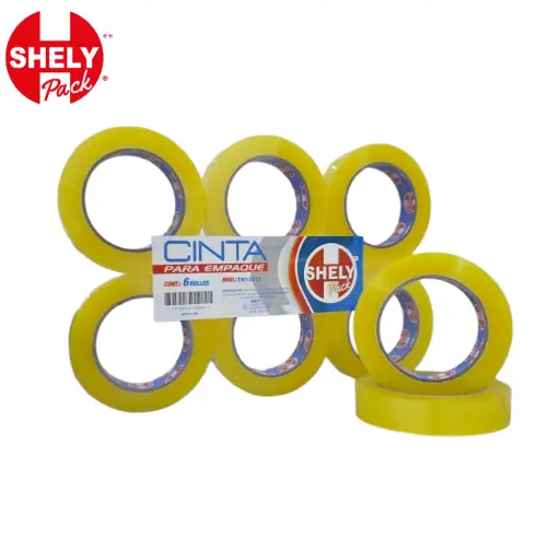 [TNY-2413] Cinta de Empaque AMARILLA 24mm x 135m